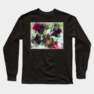 Abstract flowers Long Sleeve T-Shirt